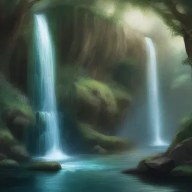 In the magical land of Elvindor, there was a mystical waterfall that sparkled with an enchanting scintillation, drawing visitors from far and wide.