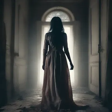 As she entered the haunted house, a wave of terror washed over her, quickly turning her state of extreme happiness into seventh heaven into sheer terror.