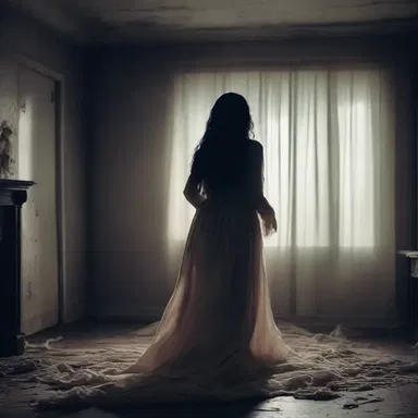 As she entered the haunted house, a wave of terror washed over her, quickly turning her state of extreme happiness into seventh heaven into sheer terror.