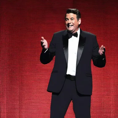 The comedian's joke about irresponsibility had the whole audience laughing.