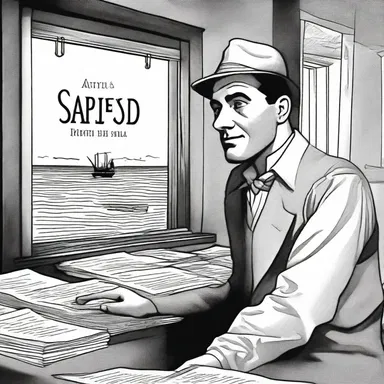 The protagonist in the classic novel salted away his earnings to fund his dream of opening a business.
