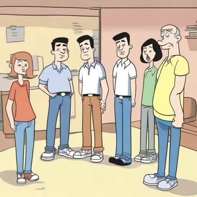 In the cartoon, the character's desertion from the team left his friends in a difficult situation.