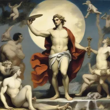 According to Greek mythology, the god Apollo punished the mortals with plagues as a result of their desertion from worshiping him.