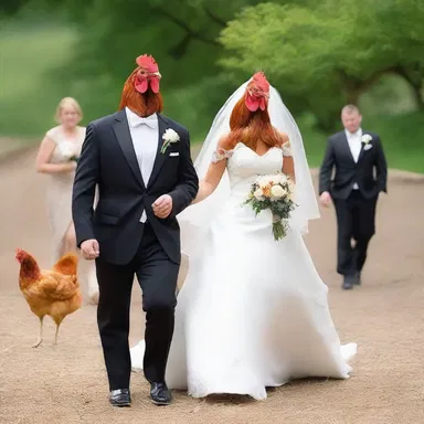 Why did the chicken call off the wedding? Because the groom was guilty of desertion from commitment!