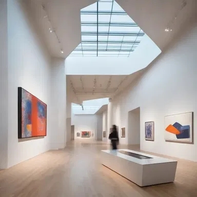 The bold and avant-garde interior design of the modern art museum created a febrile ambiance, infusing a sense of excitement and intensity into the space.