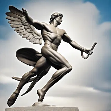 In Greek mythology, Hermes, the messenger of the gods, was depicted as a gymnastic figure who possessed incredible agility.