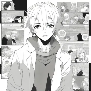 The main character in the anime series had the ability to transitively read other people's thoughts, which helped uncover many secrets.