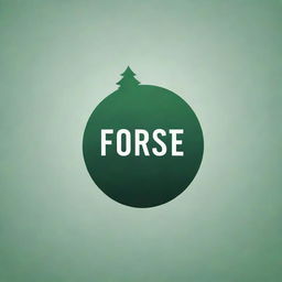 Generate a unique and captivating logo for a YouTube channel titled 'Forrest', showcasing elements of nature and forests in a modern design.