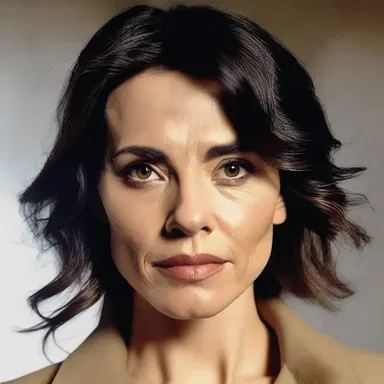 The actress's pogonion added character to her face and made her perfect for the role of a tough detective in the crime thriller movie.