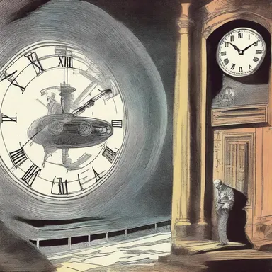 In the science fiction novel, time travel was rendered inapplicable as the protagonist got stuck in a single timeline.