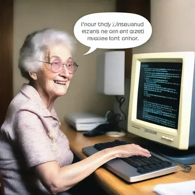 I told a joke about computer programming to my grandmother, but it fell flat as it was completely inapplicable to her generation.