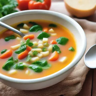 In the novel, the character spent hours hulling fresh vegetables for the soup.