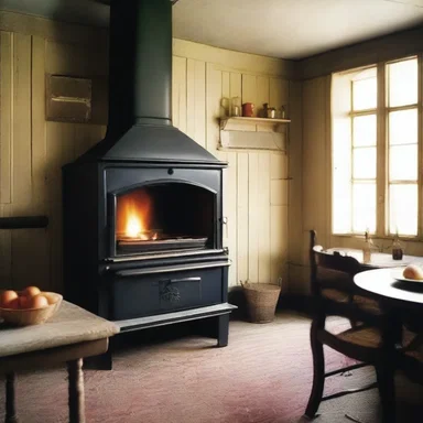 In the early 19th century, gas ovens were first introduced as an alternative to the traditional wood-fired ovens.
