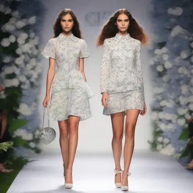 The fashion designer incorporated sneezewort into their collection, creating unique and trendy floral prints.