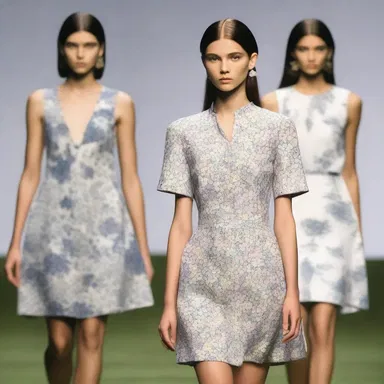 The fashion designer incorporated sneezewort into their collection, creating unique and trendy floral prints.