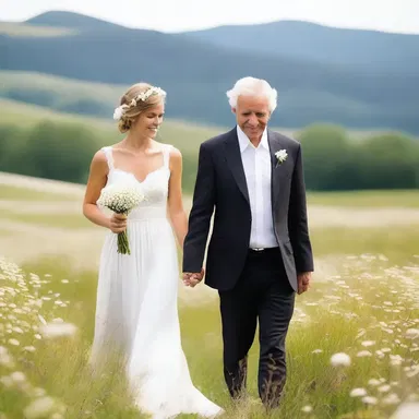 The couple strolled hand in hand through the sneezewort-filled meadow, enjoying the romantic ambiance of the flowers' fragrance.