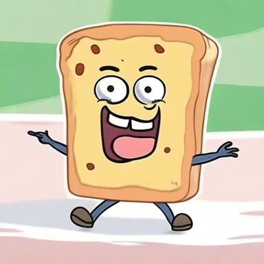 In the cartoon, the character had a big bump on their pate after being hit on the head.