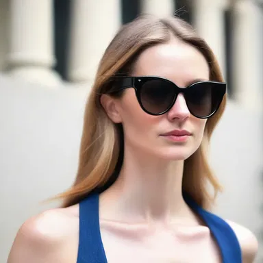 The new trendy sunglasses are a salve for my tired eyes.