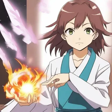 In the anime series, the protagonist uses a magical salve to heal wounds and soothe burns.
