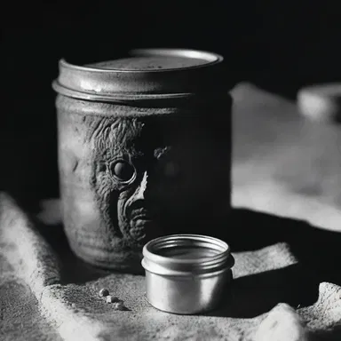 In the horror movie, the cursed object is an ancient salve that brings forth unspeakable horrors when applied.