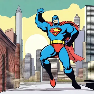 The superhero in the cartoon series always finds a way to salve the city from the clutches of the supervillain.