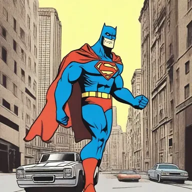 The superhero in the cartoon series always finds a way to salve the city from the clutches of the supervillain.