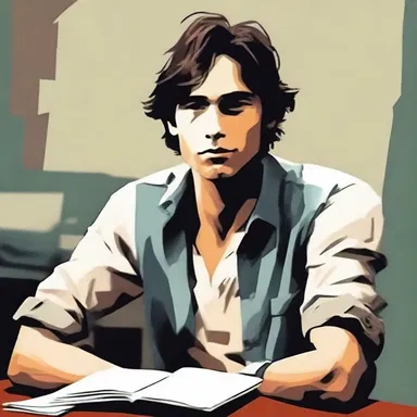 The protagonist in the indie novel was an aspiring writer.
