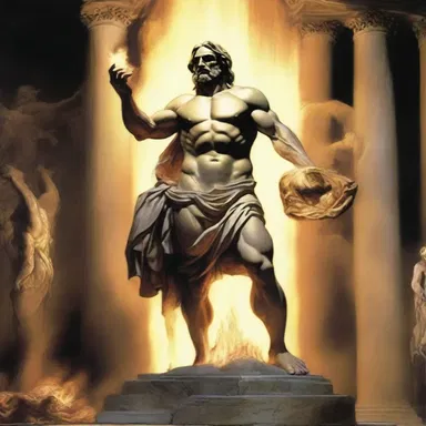 In Greek mythology, Prometheus stole fire from the gods to give to humanity.