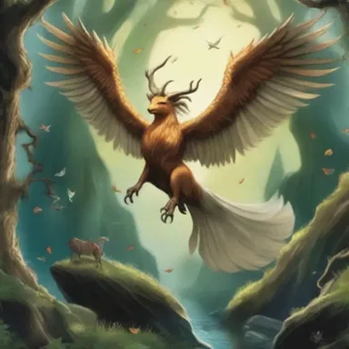 The novel is set in a fantasy world filled with mythical creatures and magical elements.