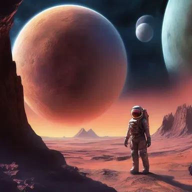 In the distant future, a space explorer discovers a hidden planet inhabited by dangerous blastomas.