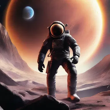 In the distant future, a space explorer discovers a hidden planet inhabited by dangerous blastomas.