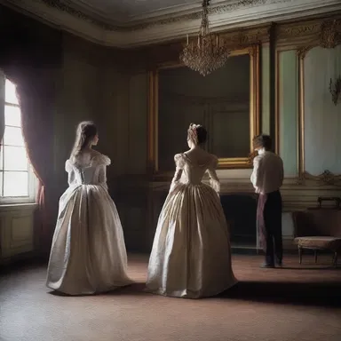 The eerie and haunting melody of the minuet echoed through the dark, empty mansion, sending a shiver down the spine of anyone who dared to listen.