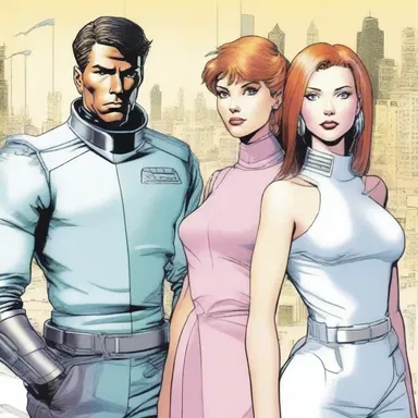 In the science fiction novel, the characters go on a double date in the year 3000.