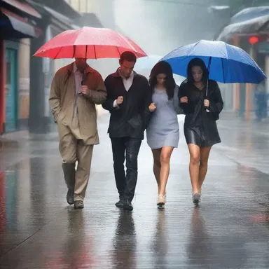 Why did the double date bring an umbrella? In case they had a double rain!