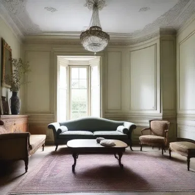 The minimalist design of the house lacked any ornate furniture, making it look like the owner was a 'schlepper'.