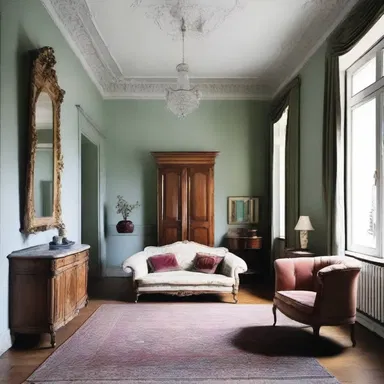 The minimalist design of the house lacked any ornate furniture, making it look like the owner was a 'schlepper'.