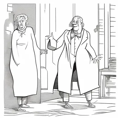 The novel's protagonist encountered a 'schlepper' character who provided comic relief throughout the story.