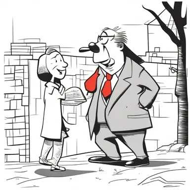 The novel's protagonist encountered a 'schlepper' character who provided comic relief throughout the story.
