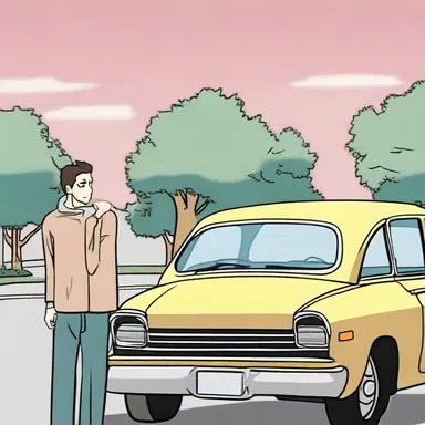 In the episode, the protagonist had to pay for an incidental expense when his car broke down unexpectedly.