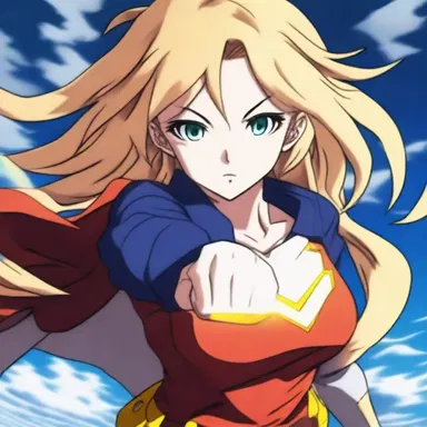 The main character in the anime series possesses superpowers that personify strength and bravery.