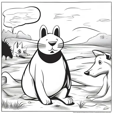 In the comic strip, the artist often personifies animals to illustrate human emotions.