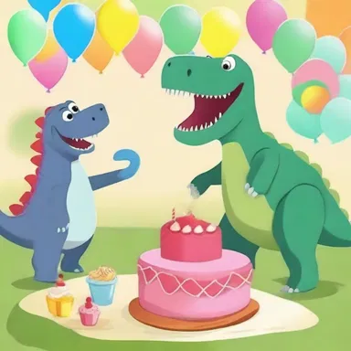 At the centenarian's birthday celebration, someone joked saying, 'At your age, you've probably seen dinosaurs roaming the Earth!'