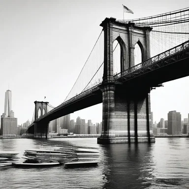 In the 19th century, bamboo played a vital role in the construction of the Brooklyn Bridge.