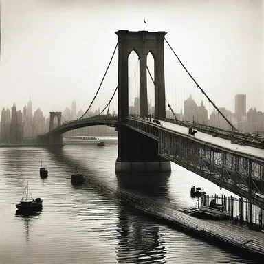 In the 19th century, bamboo played a vital role in the construction of the Brooklyn Bridge.