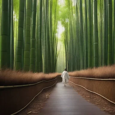The award-winning film showcased the breathtaking beauty of a bamboo forest as the backdrop for its dramatic scenes.