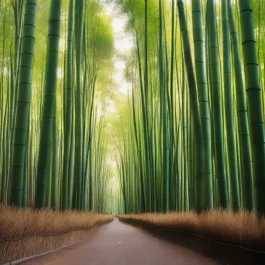 The award-winning film showcased the breathtaking beauty of a bamboo forest as the backdrop for its dramatic scenes.