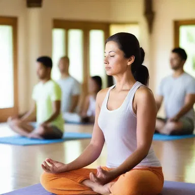 During the meditation practice, some people reported feeling a spiritual tingle throughout their body.