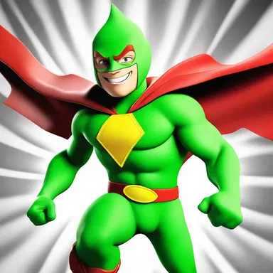 When the superhero uses their powers, a tingle spreads across their body, signaling their strength.