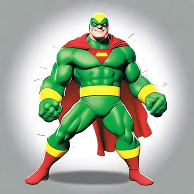 When the superhero uses their powers, a tingle spreads across their body, signaling their strength.