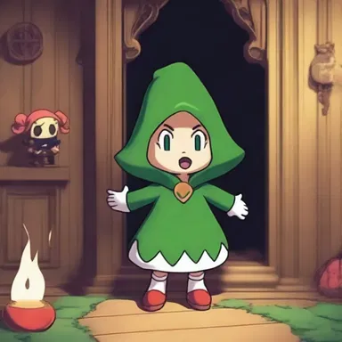 When the protagonist entered the haunted house, a tingle of fright ran through her body.
